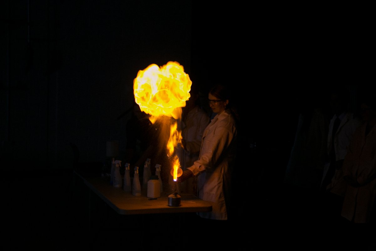 MillfieldPrep's tweet photo. 🔥 Millfield Prep School has started @ScienceWeekUK with a bang! 🔥

It was great to have the @MillfieldChem department deliver an action-packed assembly this morning to our Juniors. 🧪

Explosions and demonstrations made for an engaging start to the day! 👏🤩 https://t.co/9gsFRepxkl