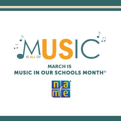 While we are 10 days into March, it’s never too late to remind you that March is National Music In Our Schools Month! #musiceducation is an essential reading part of a well-rounded educational program!