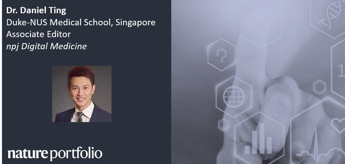 npj Digital Medicine (@npjdigitalmed) on Twitter photo Introducing <a href="/DanielTing20/">Daniel Ting</a>, Daniel joined us as an Associate Editor in November 2021. Daniel is highly experienced in assessing manuscripts focused on AI, with a special interest in ophthalmology. Introducing <a href="/DanielTing20/">Daniel Ting</a>, Daniel joined us as an Associate Editor in November 2021. Daniel is highly experienced in assessing manuscripts focused on AI, with a special interest in ophthalmology.
