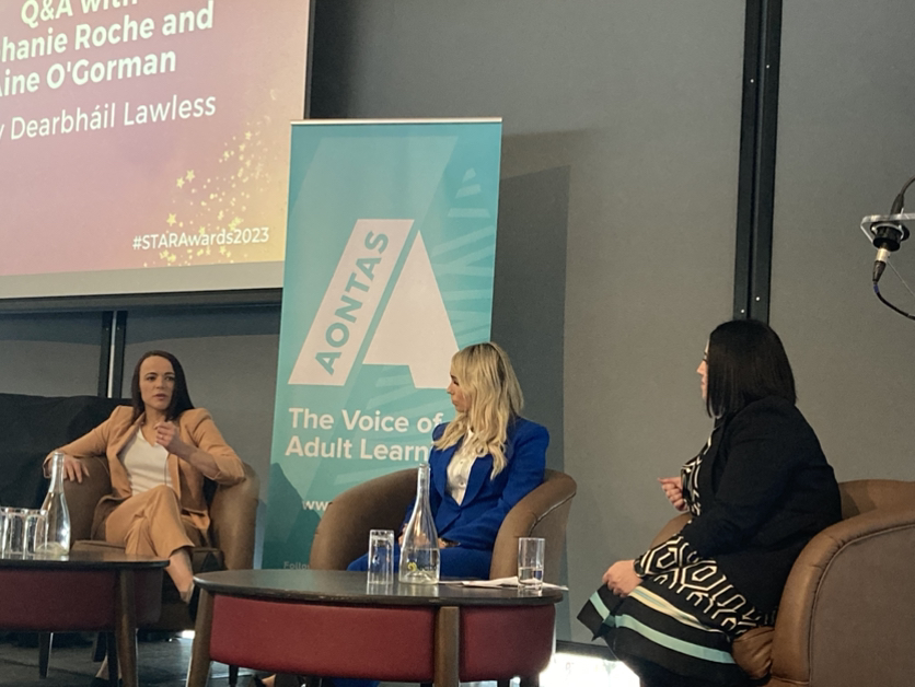 ‘Mentorship is crucial… Find your thing, stand up and be counted’- fantastic advice  at the <a href="/aontas/">AONTAS</a> #ALF23 Q&amp;A from <a href="/StephanieRoche9/">Stephanie Zambra</a> &amp; <a href="/Aineogor9/">Áine O' Gorman</a> . Great reflections on inspirational mentors &amp; role models that helped them to succeed in their careers. <a href="/ThisisFet/">thisisFET</a> <a href="/andrewbrownlee7/">Andrew Brownlee</a>