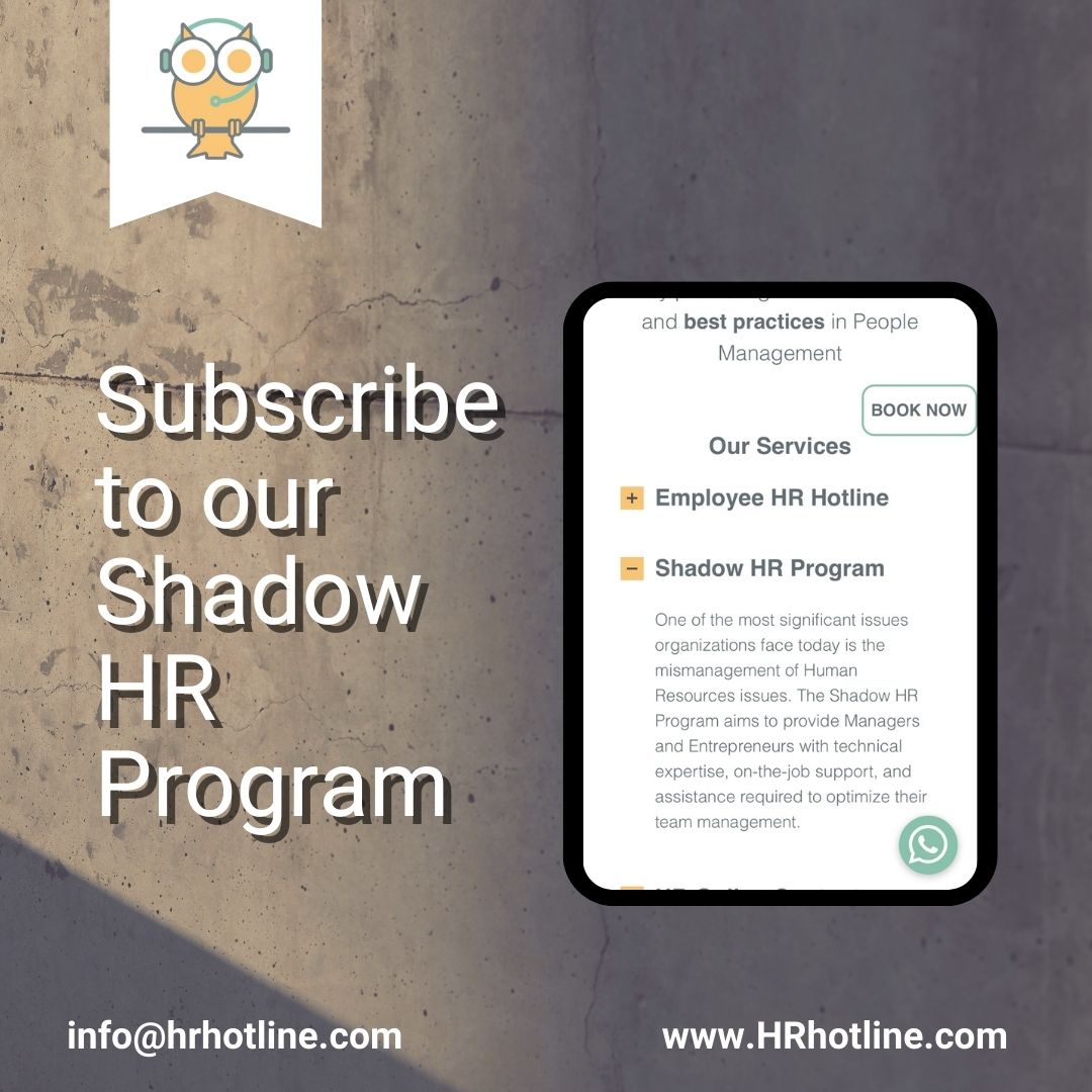 Subscribe to our Shadow HR Program!
#hr #shadowhr #program #hrhotline #subscribe #service