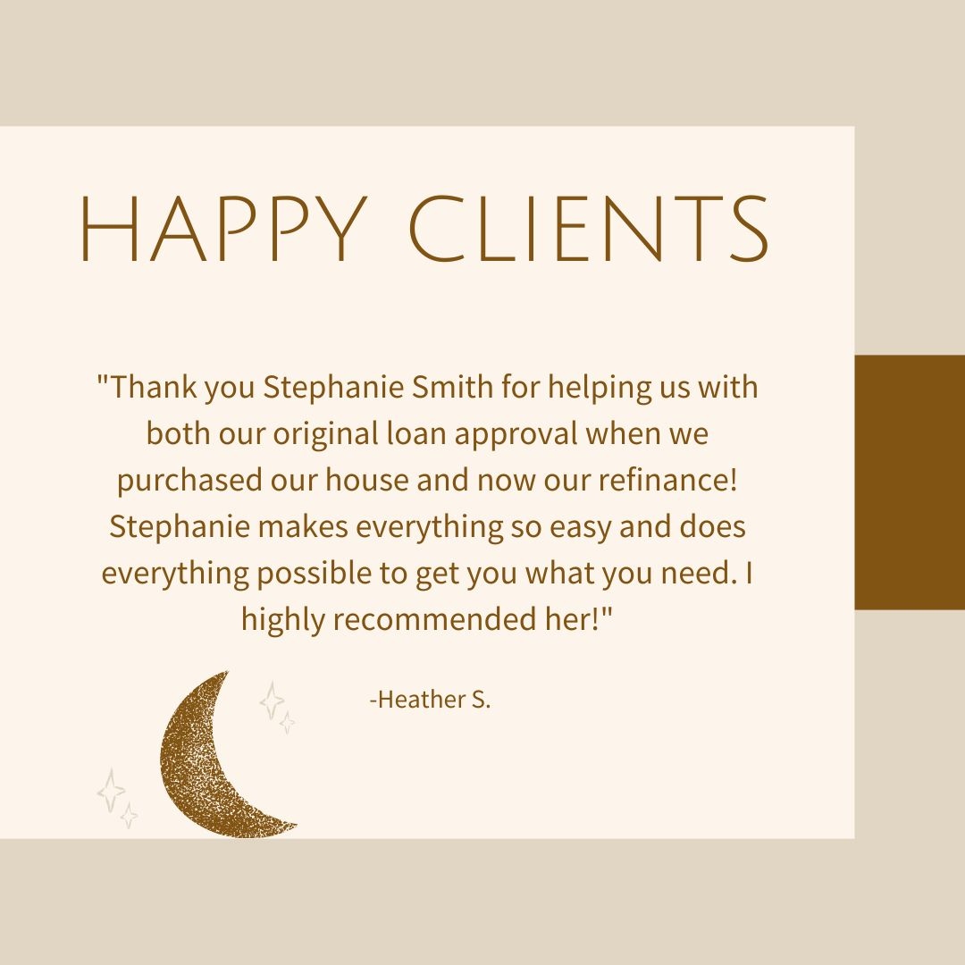 Happy Fan Friday! Let's see what Heather S. had to say about one of our amazing Loan Officers, Stephanie!

Northeast Financial, LLC
844.788.7237/NMLS117273
northeast-mortgage.com 
#tgif #fanfavorites #fanfriday #customerappreciation #friyay