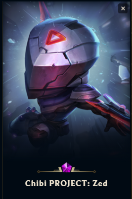 WithinTFT's tweet image. New Chibi Zed is cooking