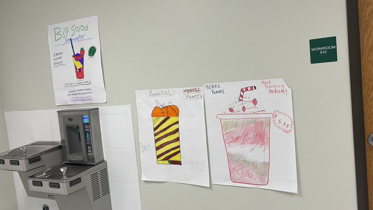 KennedaleCTE's tweet photo. Principles of Business, Marketing, and Finance students designed their own smoothies and marketing campaign! #CTE @urkhsprincipal https://t.co/y8eipm1GGc