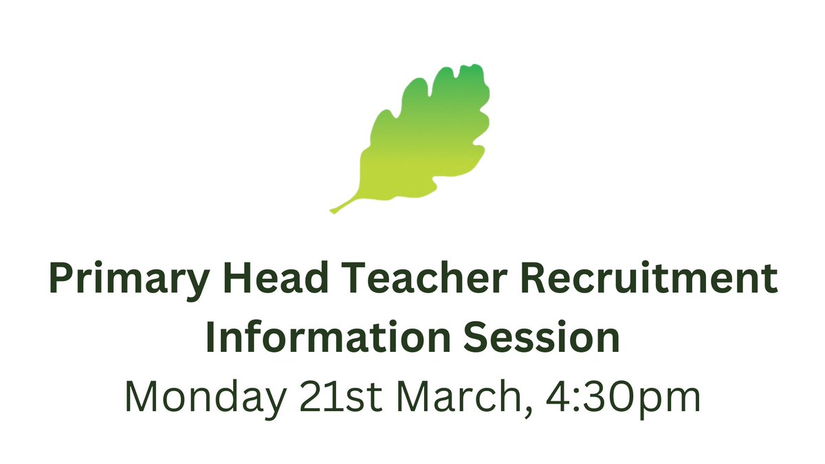 Are you interested in becoming a Head Teacher in #Midlothian?  Join our Primary Head Teacher Recruitment Information Session on Mon 21 March 2023, 4:30pm-6pm. To find out more:
ow.ly/sjhT50NfloQ
<a href="/mideduteam/">Midlothian Education</a> #schools #careers <a href="/MidEarly/">Mid early years</a>