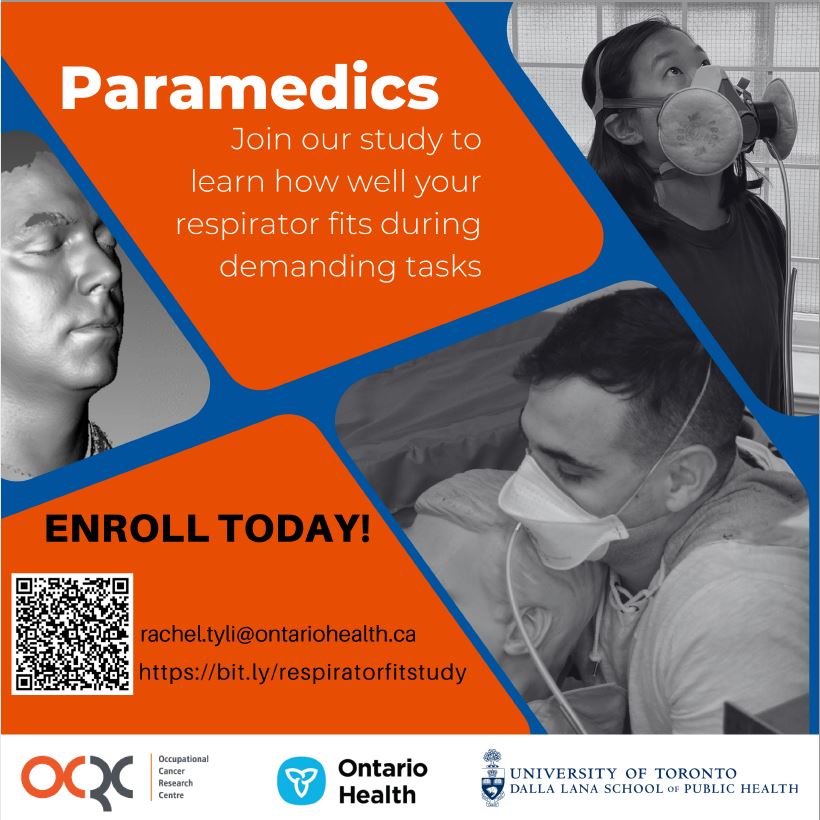 #Ontario #Paramedics in <a href="/HaltonMedics207/">Halton Paramedic Union (OPSEU Local 207)</a> , we now have a fit testing site in your area! Please see our website bit.ly/respiratorfits… to schedule a respirator fit study. 

<a href="/OCRC_CA/">OCRC</a>