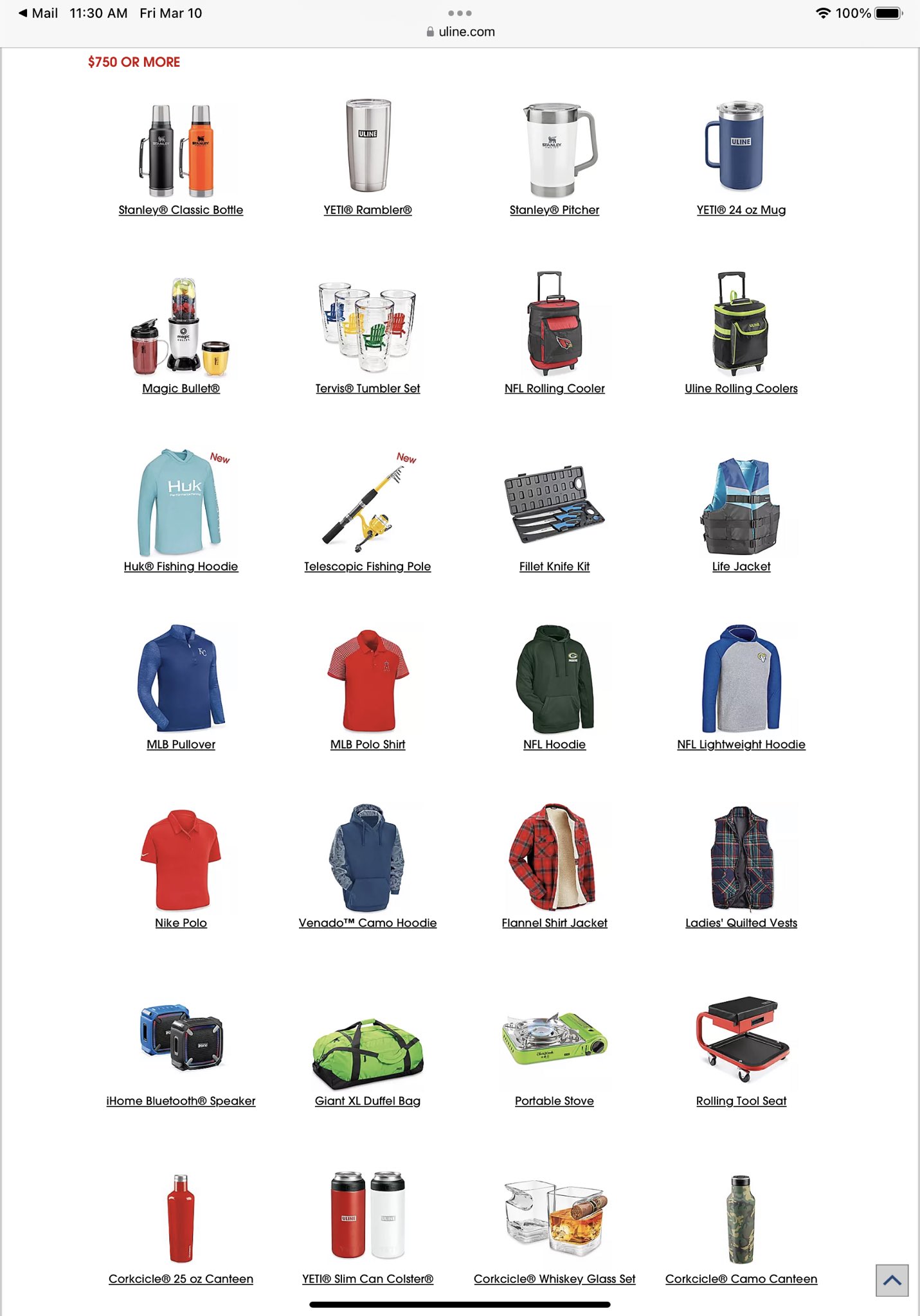 ETHAN VAN SCIVER on Twitter "We order so much stuff from Uline for