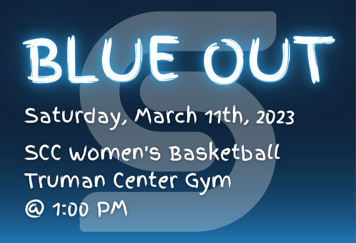 🔵⚪️🏀⛹️‍♀️🏆CHAMPIONSHIP GAME DAY!!🏆⛹️‍♀️🏀⚪️🔵

⏰ 1:00
📍 Truman Gym, Beatrice
🆚 Thunderbirds

#sccbb #championshipgame  #blueout