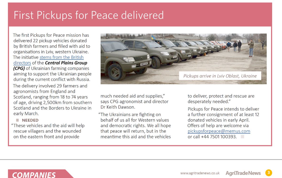 PICK-UPS FOR PEACE tweet media
