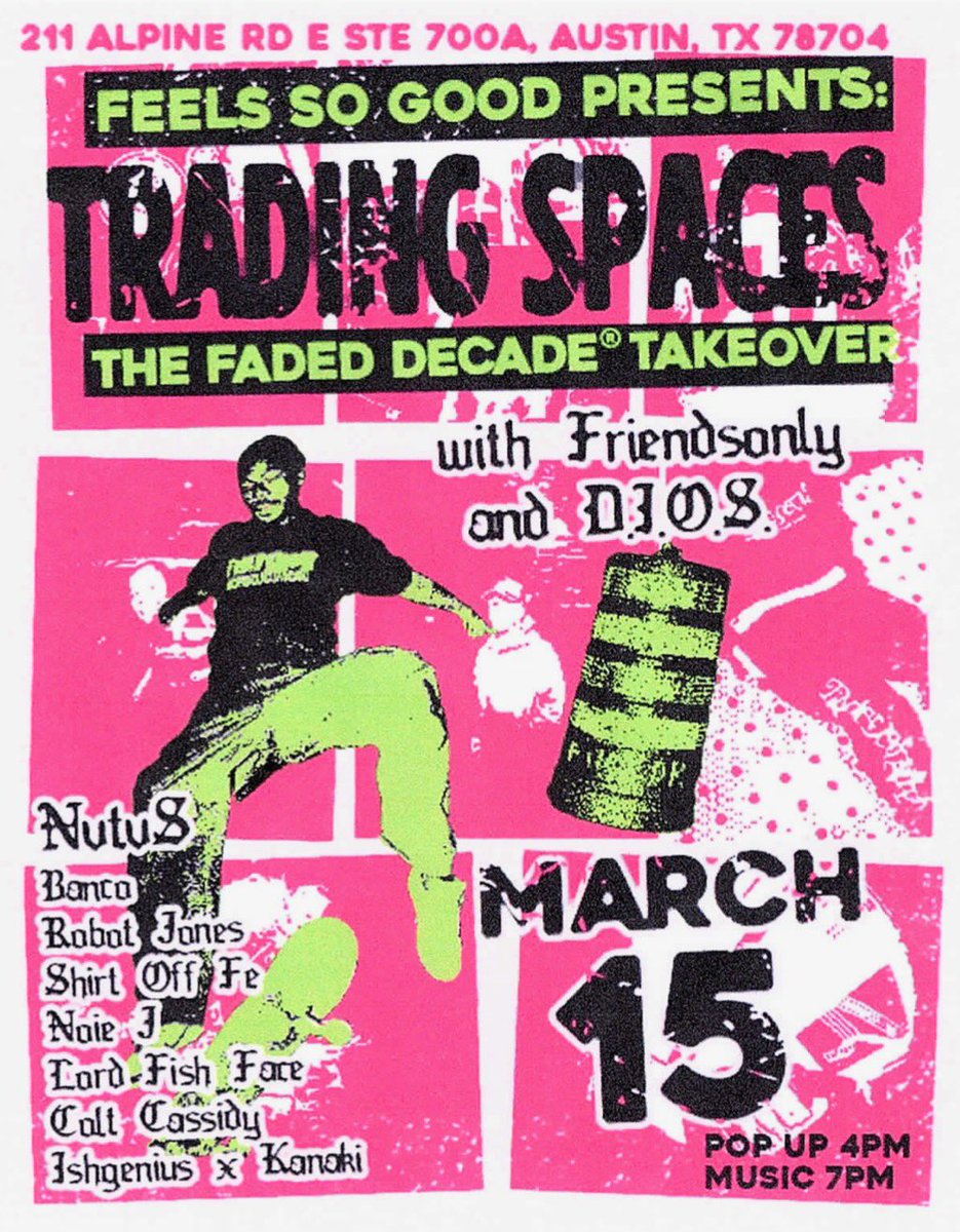 March 15th 
We are in Austin! 📍