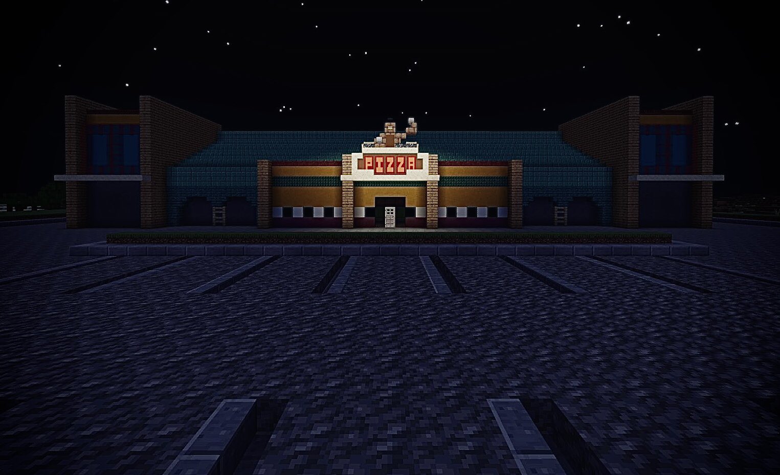 I Built The Five Nights At Freddy's MOVIE SET In Minecraft!