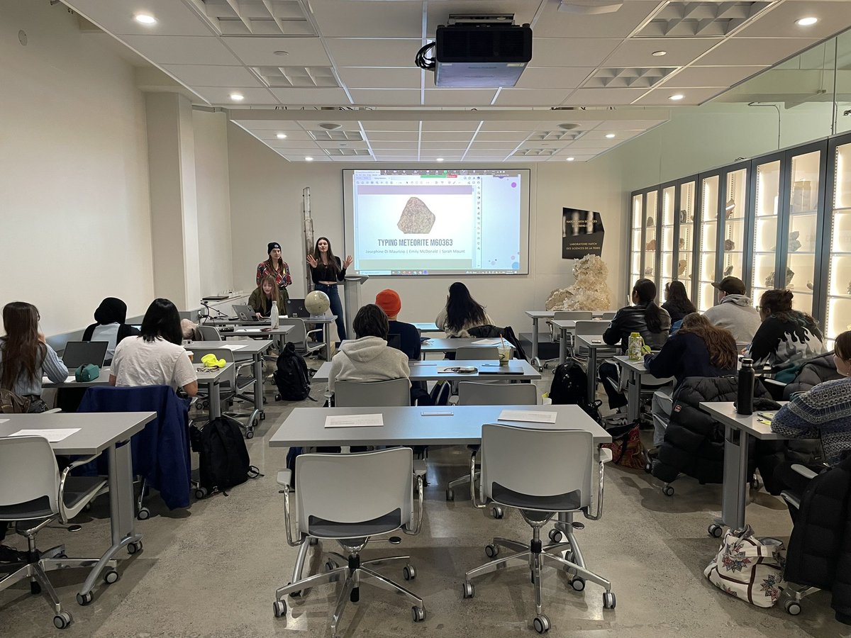 Dr. Kim Tait (@kimttait) on Twitter photo Meteorite typing project presentations for #ESS481 <a href="/UofTEarthSci/">UofT Earth Sciences</a> class great work group 3! Meteorite typing project presentations for #ESS481 <a href="/UofTEarthSci/">UofT Earth Sciences</a> class great work group 3!