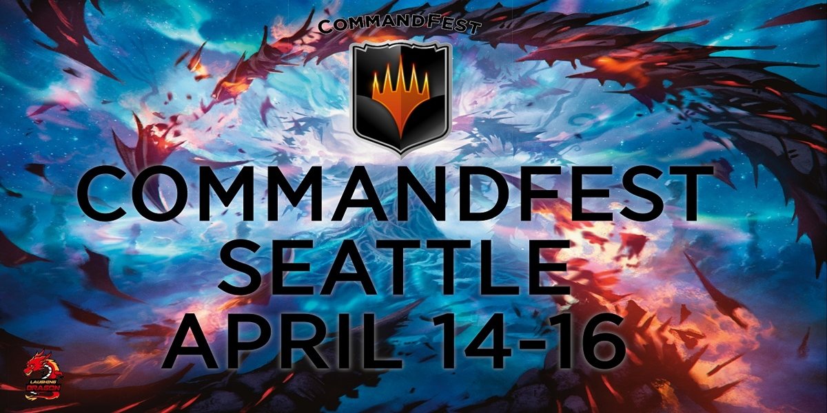 From coast-to-coast, we're proud to be supporting #CommandFest Seattle and Richmond. 

Get your badges today!

Richmond <a href="/StarCityGames/">Star City Games</a>: mtgmelee.com/Hub/View/80
Seattle <a href="/LaughingMtg/">Laughing Dragon MTG</a>: mtgmelee.com/Hub/View/73