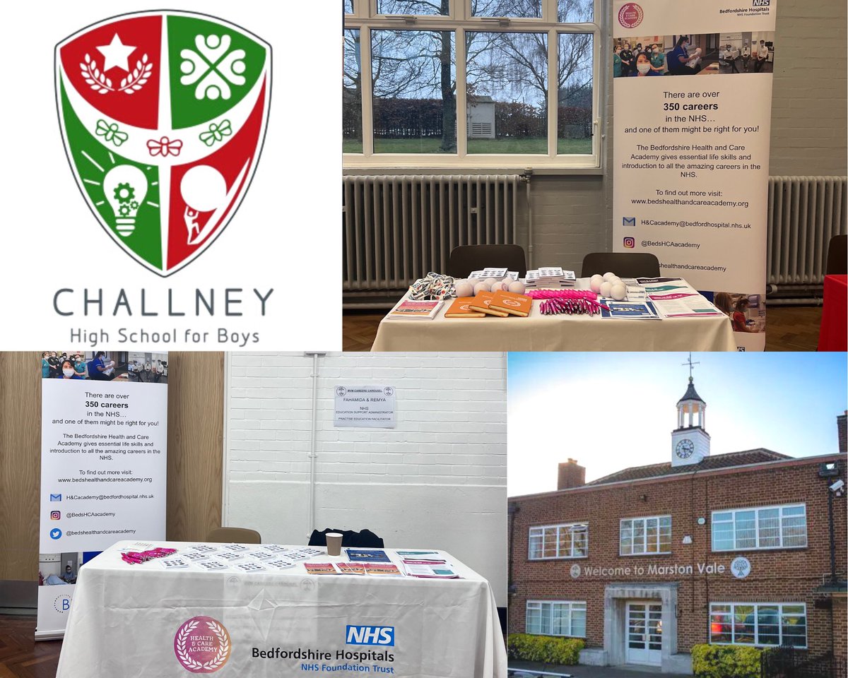 To wrap up <a href="/CareersWeek/">National Careers Week</a>, the @BedsHCAcademy team had a brilliant time visiting students attending <a href="/ChallneyBoys/">Challney Boys | Luton</a> and <a href="/MVM_school/">Marston Vale Middle School | Bedford</a>. It was lovely to see how engaged and enthralled they were by the variety of career paths offered in the #NHS