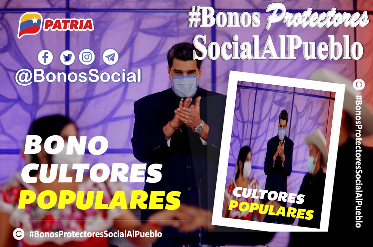 Bonos Protectores Social Al Pueblo tweet media