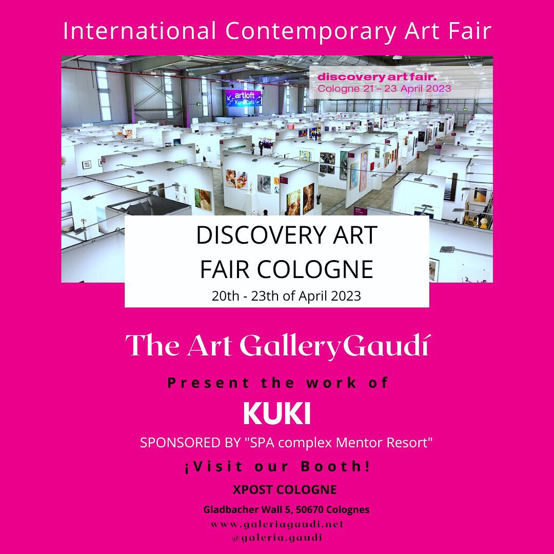 kukiabstractart's tweet photo. My next exhibition will be at Discovery Art fair Cologne. Thanks to Galería Gaudi for the invitation and for appreciating my art! 🙌🏻☺️🖤👩‍🎨

#art #exhibition #artist #contemporaryart #abstractart #modernart #gallery #artcollector https://t.co/G6zYxPGcGf