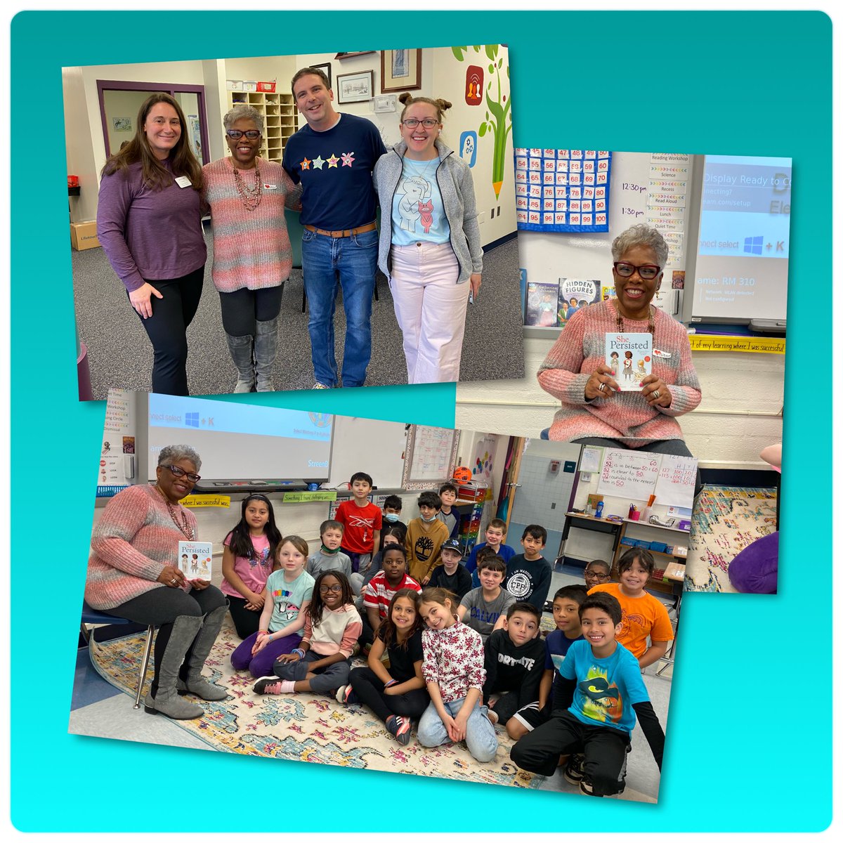 drphyllpajardo's tweet photo. Always a pleasure to read to students @DanielsRunES #ReadAcrossAmericaDay. What a joy to see @FairfaxSchools Board member Hall & @CityofFairfaxVA Councilmember @JonStehle & wife #CitySchoolsProud #LiveLifeConnected https://t.co/0ZklzkszIt