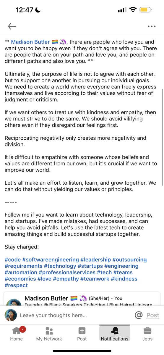 Madi B. l Blue Haired Unicorn 🦄 🏳️‍🌈(she/her) tweet media