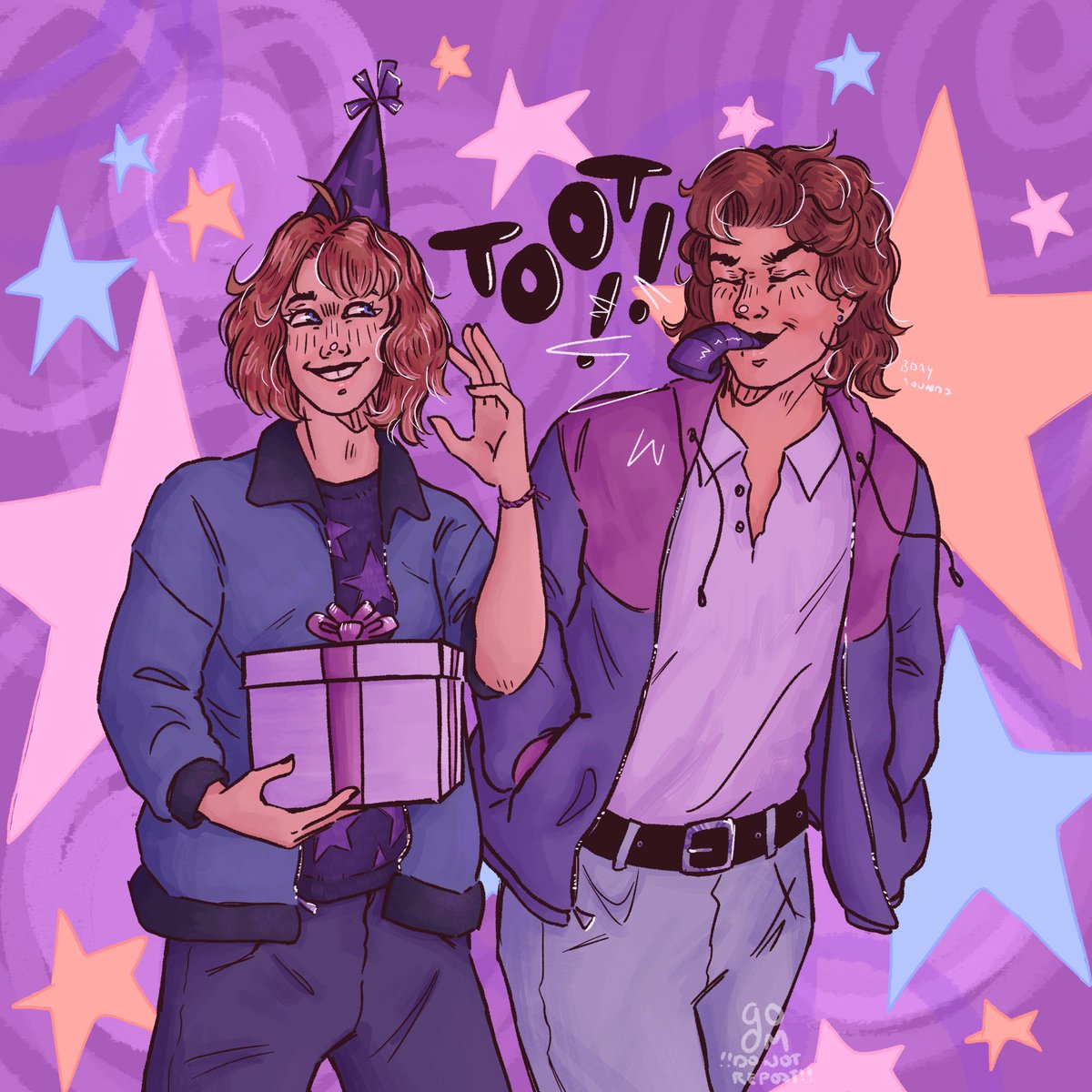 HAPPY STOBIN MONTH AND ALSO HAPPY BIRTHDAY TO ROBIN MY SQUINKIE <333
-
#robinbuckley #steveharrington #StrangerThings #StrangerThingsfanart