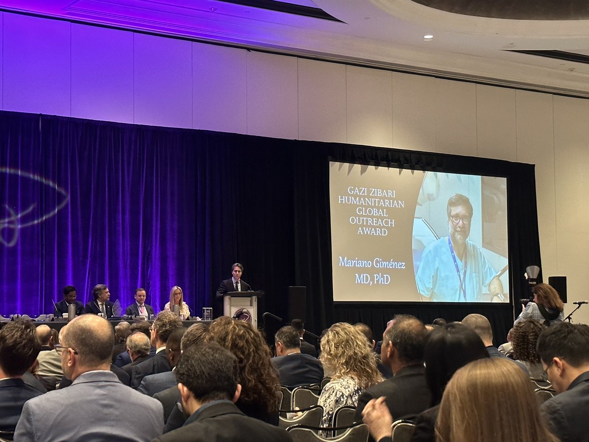 Congratulations to HPB surgeon <a href="/megimenez/">mariano gimenez</a> for the Gazi Zibari Humanitarian Award #AHPBA2023 very well deserved my friend. <a href="/AHPBA/">AHPBA</a> <a href="/IHPBA/">IHPBA</a>
