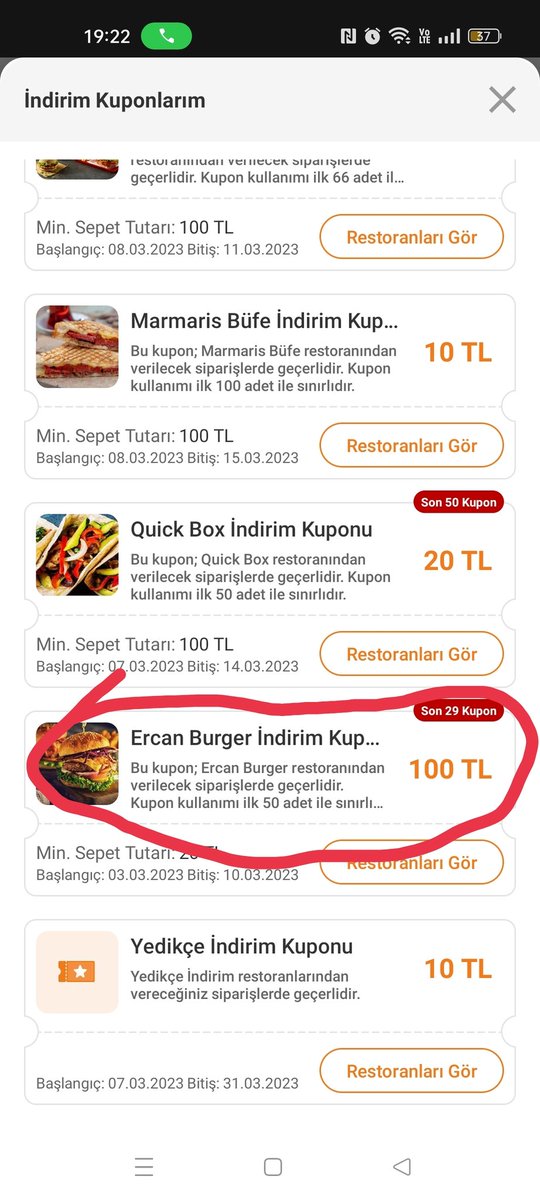 CemArduc2's tweet photo. @TrendyolDestek Adıma tanımlanmış ve hala aktif olan100 TL indirim kuponumu kullanamadim.
Müşteri temsilcisi yardımcı olmadi. https://t.co/qHbR0dnAlp