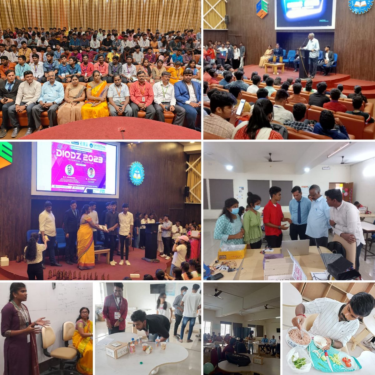 SIMATS_IIC's tweet photo. Glimpses of the Technical Symposium "DIODZ 2023" conducted by the Department of Applied Electronics and Department of Machine Learning, Simats Engineering on 10 March 2023. #iic #simats #mhrdinnovationcell #technicalsymposium #saveethabreeze https://t.co/AVDKE5Opf8