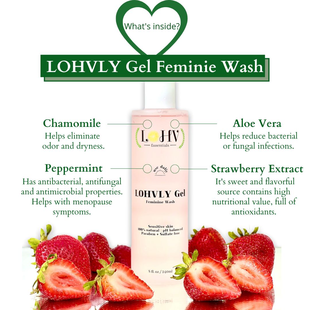 Lohvessentials's tweet image. Our cruelty-free plant based LOHVLY GEL feminine wash can also be used as a body wash to enhance your libido, soothes cramps, relieves stress and helps with menopause symptoms. 
#yonicare #boostlibido #vaginalhealth #giftforher