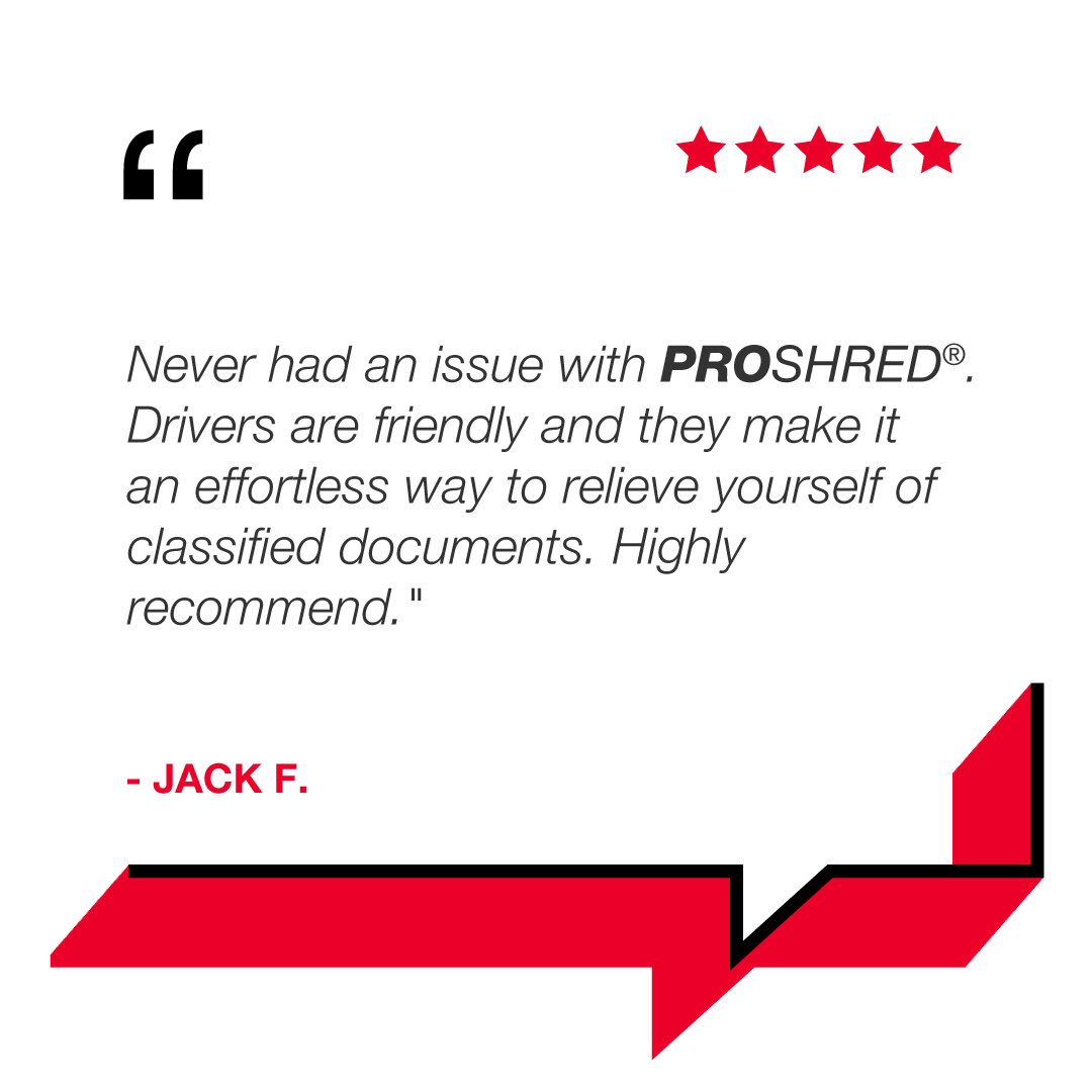 proshred's tweet photo. Thank you for your review, Jack. We appreciate your business!
#5starreview #customerservice #googlereviews #proshred https://t.co/9TtLHfLOKF