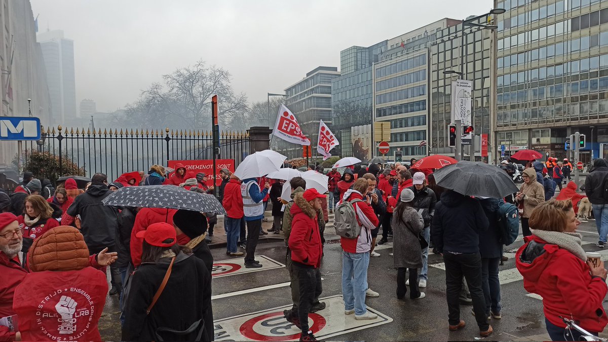 EPSU on Twitter "Another action in Brussels workers in Belgium