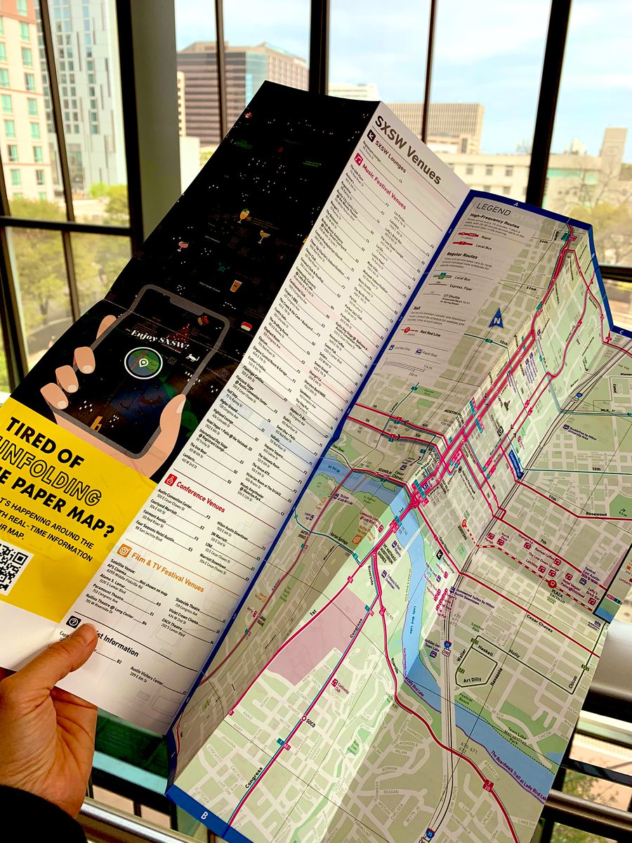 SXSWJapan's tweet photo. #SXSW のMAPは手にしましたか？🗺
@Stroly_Map @StrolyInter Strolyさんがスポンサーになっているこの地図は会場のInformation Deskでゲットできます🙌
#Stroly さんによん会場がわかりやすいオンラインマップはこちら！
https://t.co/twG3QwwcTe

#SXSWJP #SXSW2023 https://t.co/vKnvBclu67