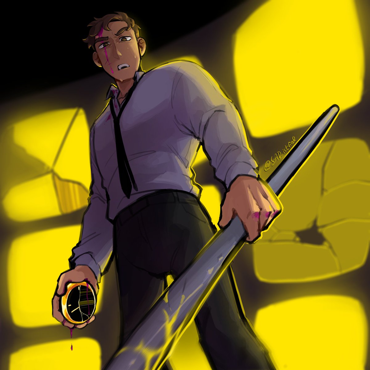 SADist on Twitter "today's art stream