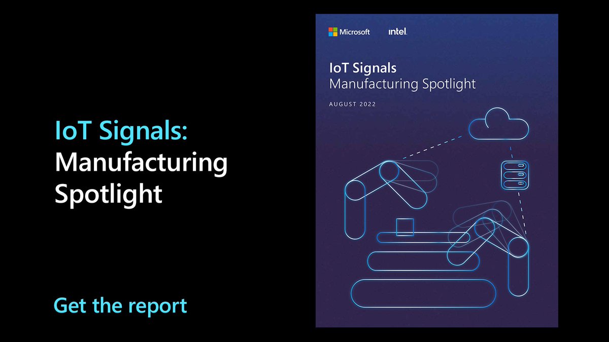 MSCloud's tweet image. Learn which strategies and smart solutions manufacturers are investing in to transform their operations. Read the report: msft.it/60125t57Q #IoT #MSCloud