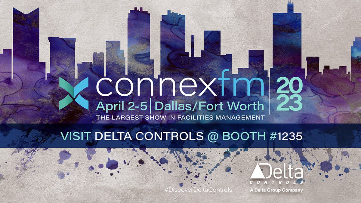 deltacontrols's tweet image. Join #DeltaControls expert #technologists Jin Kim &amp;amp; Gamal Mustapha in person as they highlight #multisite building #solutions @ #CONNEXFM2023 in Grapevine, TX. The show runs April 2-5th at the Gaylord Texan; We present on Monday. See you at Booth 1235!