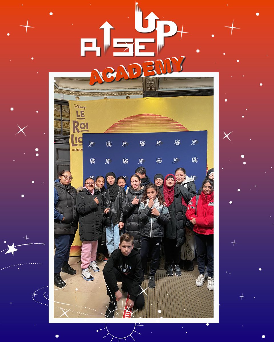 RiseUpAsso's tweet photo. Samedi dernier, nos jeunes de la #RiseUpAcademy ont pu assister à la représentation du spectacle  "Mon Premier Lac Des Cygnes" au Théâtre Mogador. Une belle façon pour eux de conclure le cycle danse. 

#Danse #Education #Sport https://t.co/GleUu3HznZ