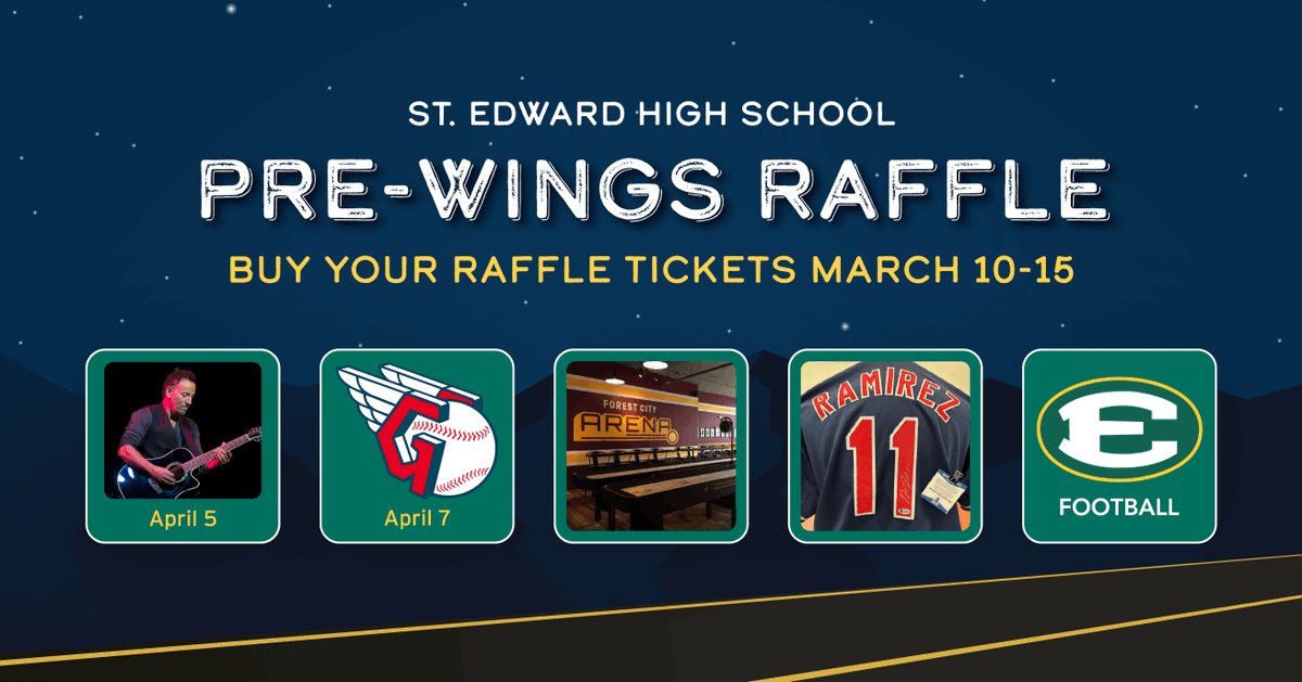 wearesteds's tweet photo. Bruce! Guardians! Forest City Shuffleboard! Jose! St. Ed’s Football! Get Your Tickets for St. Ed’s 2023 Pre-Wings Auction Raffle at https://t.co/sX2UleoojX

Here is your next chance to win some fabulous experiences and support our Edsmen at the same time! Good luck! https://t.co/TdmGsAQJiF