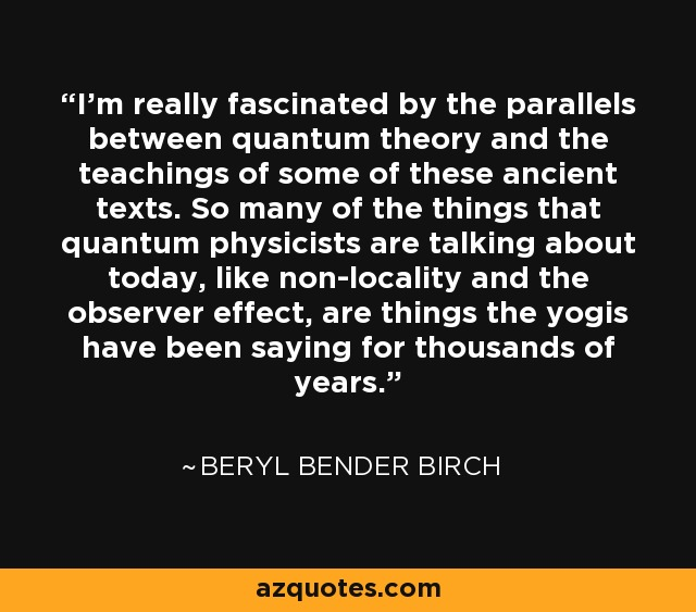 Beryl Bender Birch is a teacher of yoga as exercise and a creator and guru of Power Yoga. Wikipedia