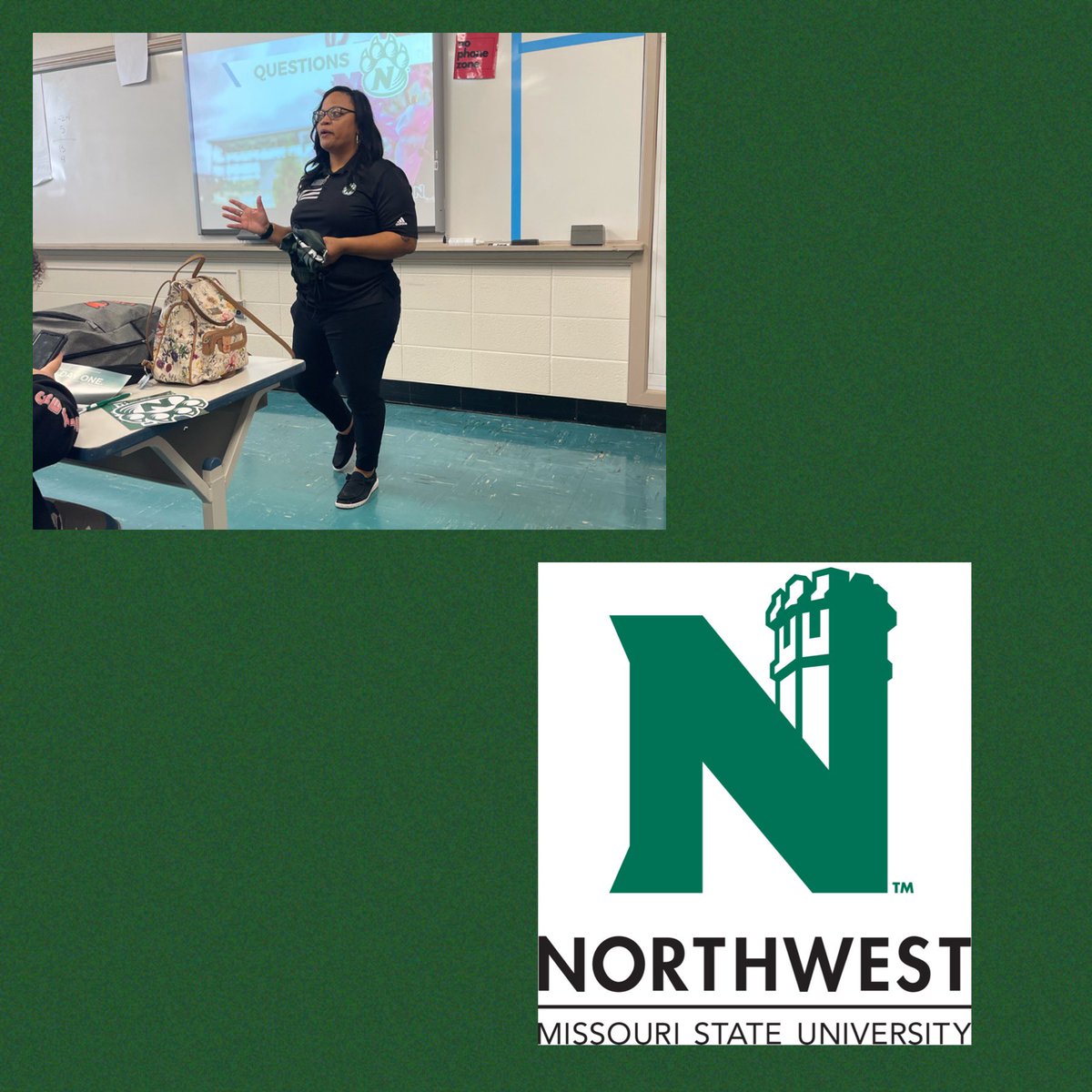 Shout out to @NW_ChristianD @NWMOSTATE for meeting with @RQSSouthHigh students and answering any questions students may have about attending their university!!😊😊😊😊😊