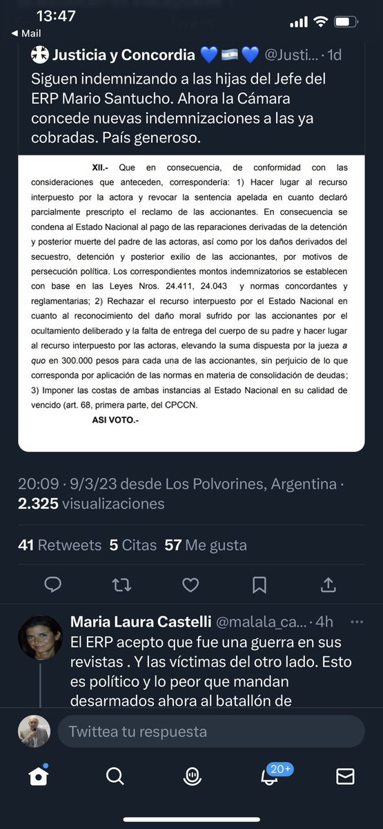 DiputadoAsseff's tweet photo. Siguen con el festival de indemnizaciones que empezaron en los 80. Van más de us$ 3 mil millones (ademas de las jugosas pensiones) ⁦@Justicia_y_C⁩ https://t.co/67ivTH2QGQ