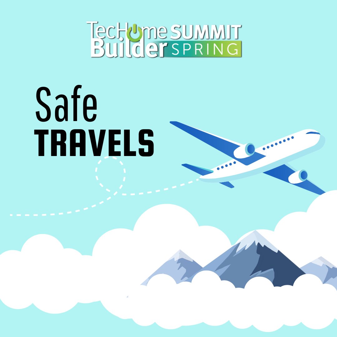 Safe travels to all those heading to Charlotte, NC for TecHome Builder Summit Spring on Monday! May you arrive at your destination refreshed and ready to network, learn, and enjoy the summit and all that Charlotte has to offer!