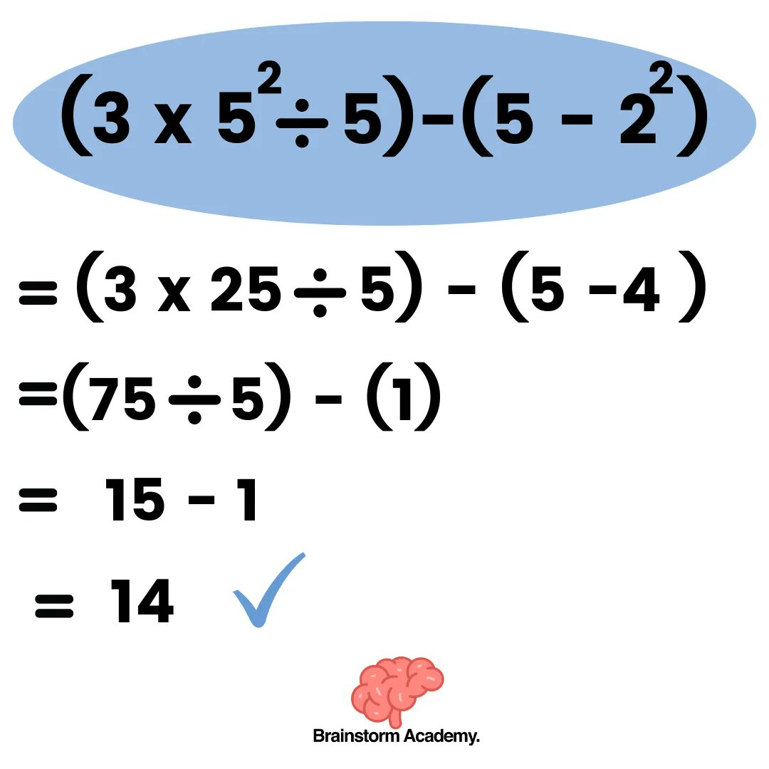 BrainstormTutor's tweet image. The weekend isn’t here yet! Take your hand at trying this simple equation. Comment your answers below!

#solvetheequation #tutoring #education #Students #studentsupport #success #helpinghand #BurlOnt #HamOnt