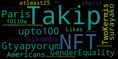 infokalyptisch's tweet photo. Trending in my timeline now: #Takip (2) #NFT (2) #Gtyapyorum (1) #100 (1) #upto100 (1) #Paris (1) #GenderEquality (1) #TwoKermis (1) https://t.co/UbIpFUXqIr