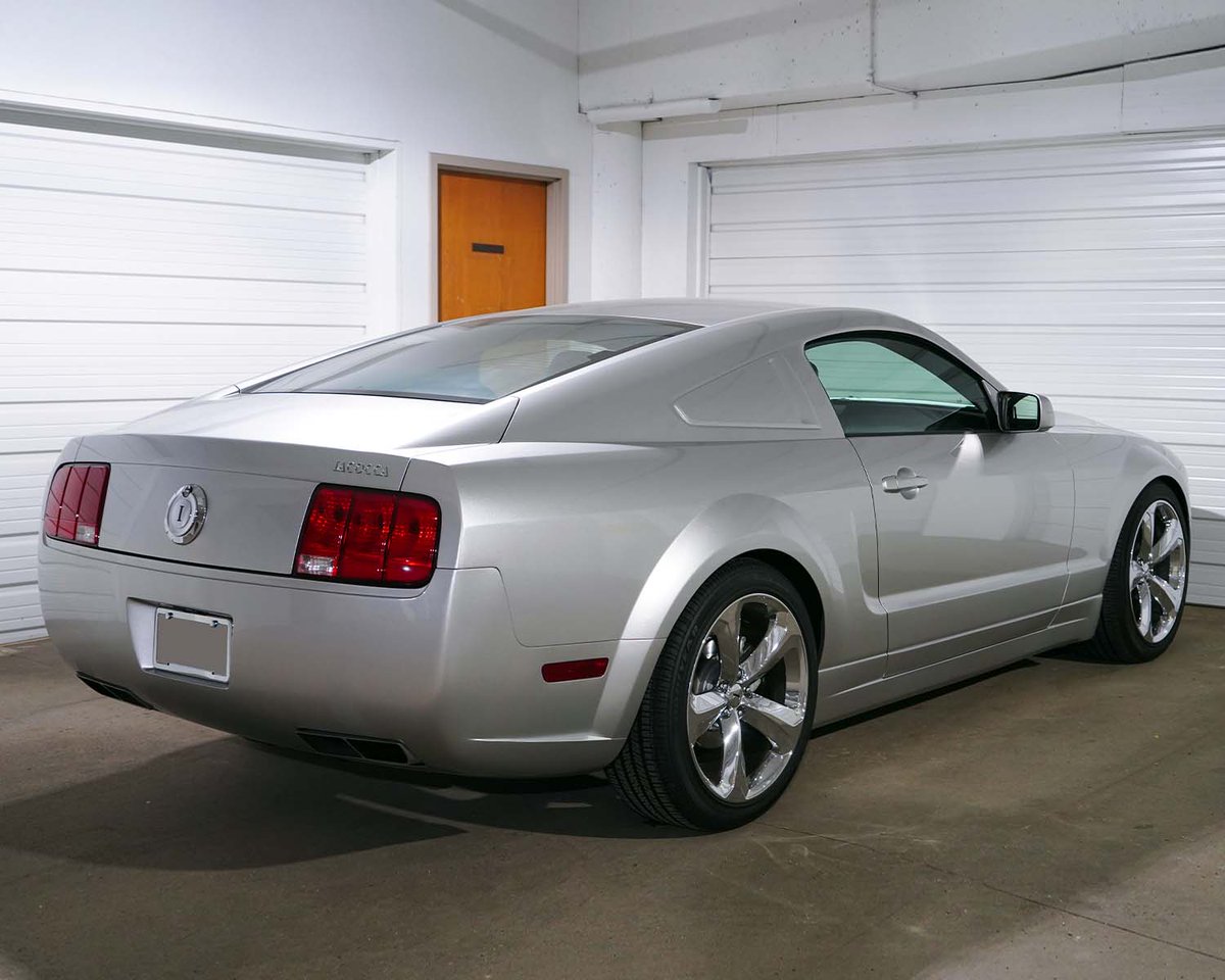 Barrett_Jackson's tweet photo. This #Iacocca Silver 45th Anniversary Edition @Ford #Mustang is number 14 of only 45 produced.  It will be offered No Reserve at the 2023 #PalmBeach Auction, at @SoFlaFair, April 13-15 with 100% of the hammer price benefiting the @EIHonors.

full article: https://t.co/LpqTITWDQb https://t.co/bSM44uNJpd