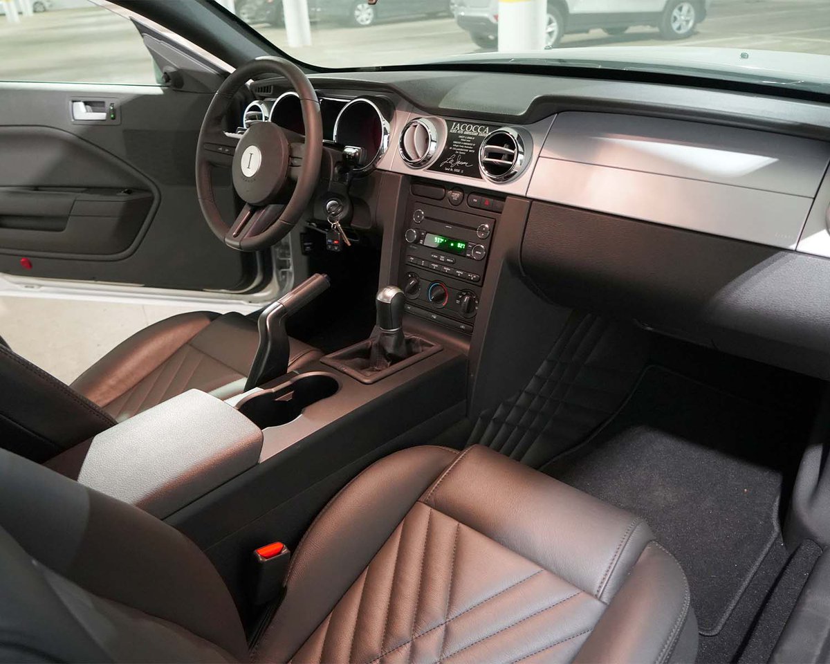 Barrett_Jackson's tweet photo. This #Iacocca Silver 45th Anniversary Edition @Ford #Mustang is number 14 of only 45 produced.  It will be offered No Reserve at the 2023 #PalmBeach Auction, at @SoFlaFair, April 13-15 with 100% of the hammer price benefiting the @EIHonors.

full article: https://t.co/LpqTITWDQb https://t.co/bSM44uNJpd