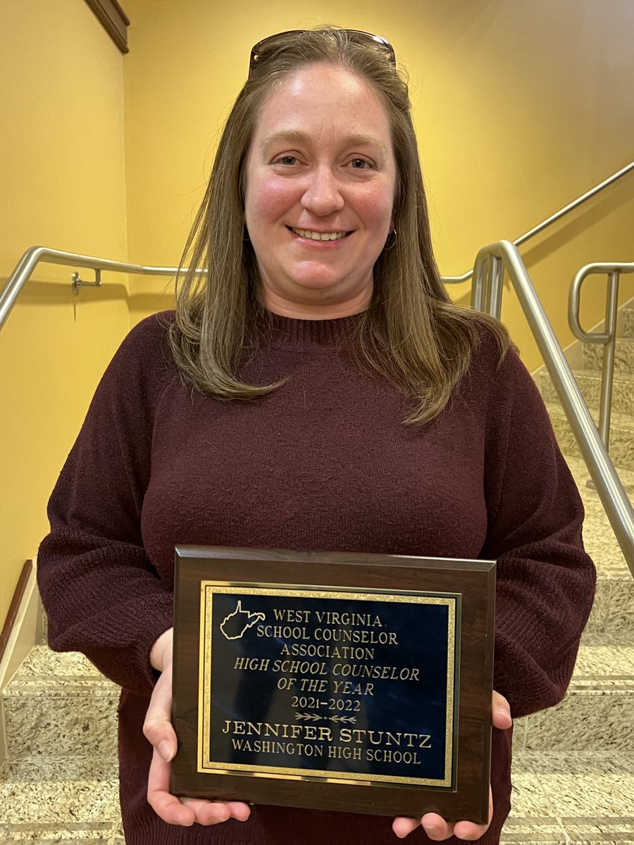 Shoutout to our Elementary, Middle, and High School Counselors of the Year named at the WVSchool Counselor Association's Annual Conference! 🗣 

- Jenna Dompa, Elementary, <a href="/MCSWV/">Marshall County Schools, WV</a> 
- Lauren Hensley, Middle School, <a href="/WayneSchoolsWV/">Wayne County Schools</a> 
- Jennifer Stuntz, High School, <a href="/JCS_WV/">Jefferson County Schools WV</a> 

#WVEd