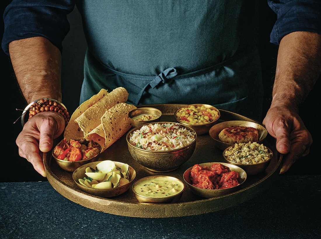 Figure1Pub's tweet image. #MyThali: Ottawa chef Joe Thottungal's Meals of Many Parts:  A meaningful marker of his 25 years in Canada, and an homage to his Kerala heritage. In his follow-up to #CoconutLagoon, the restaurateur showcases south Indian recipes that are better together. nationalpost.com/life/food/my-t…