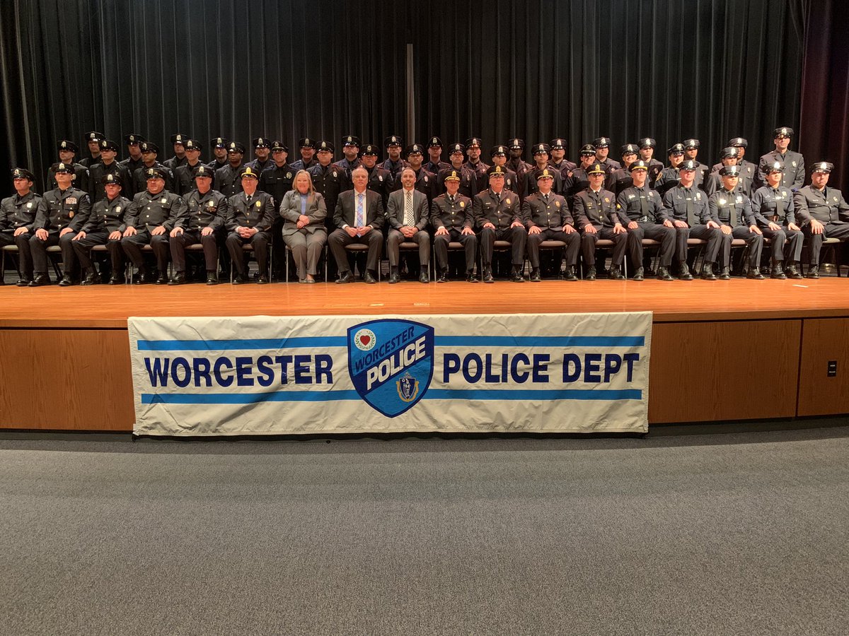 CM_Batista's tweet photo. Congratulations to Class 09-22 which reflects the diversity &amp; future of Worcester w/almost half of the graduates from underrepresented groups &amp; speaking at least four different languages. Welcome to the @WorcesterPD &amp; @TweetWorcester family. May you protect and be protected. https://t.co/JBf5iSmLsX