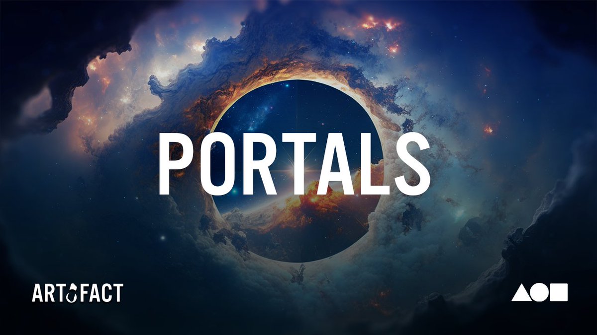 Welcome to PORTALS - Artifact World on <a href="/foundation/">Foundation 🌐</a> ▲●■

Featuring amazing artists:
<a href="/ApsZeus/">Zeus</a>
<a href="/NuwanShilpa/">Nuwan Shilpa</a>
<a href="/noeasyvision/">NOEASY</a>
<a href="/kix_kzm/">kix</a>
<a href="/qfilmstv/">Antony Quintin // qfilmstv</a>
<a href="/ChopzArt/">Chopz | SR | KO | FND | OBJKT</a>
<a href="/reverse_visuals/">reverse</a>
<a href="/pixelord/">PIXELORD</a>
<a href="/theGameWorld/">Rodney / Art of TheGW</a>
<a href="/Anna_V_E/">AnnaV</a>
<a href="/DorukSeymen/">Doruk Seymen</a>
<a href="/Visu_AI_Poetry/">Visu_AI_Poetry</a>

&amp; more to join!

LINK👇
foundation.app/world/portals