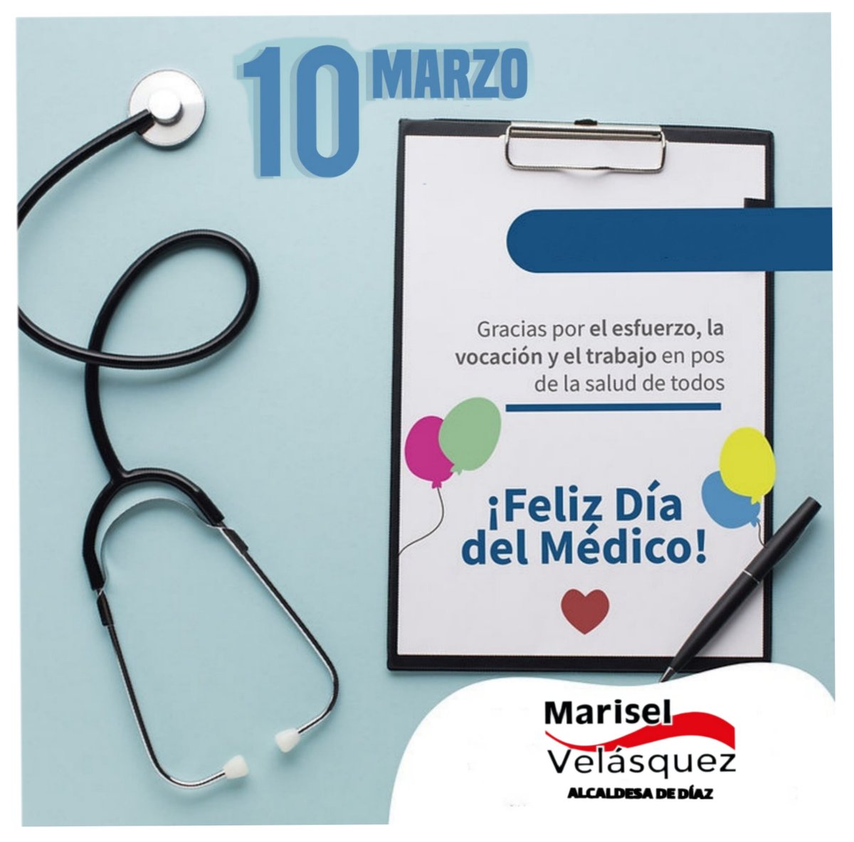 mari_velasquez's tweet photo. En el Día del Médico mis felicitaciones a quienes con su profesionalismo y vocación dan lo mejor de sí por brindar sus conocimientos y la atención esmerada a nuestro pueblo
#ChávezInmortal
@PSUV_NE @PartidoPSUV @hugbelpsuv @dcabellor @NicolasMaduro https://t.co/9k9SVhWTB6