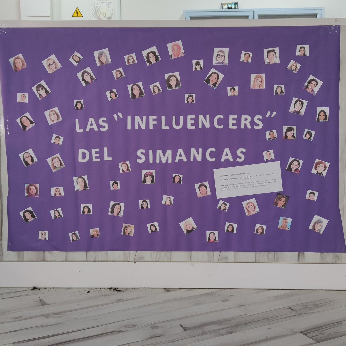 iessimancas's tweet photo. LAS INFLUENCERS DEL SIMANCAS

Esta semana hemos estado celebrando el Día de la Mujer. Toda la comunidad educativa tenía ocasión de reconocer a alumnas y personal femenino lo que les aportan en su día a día. Las "influencers" del Simancas, inmortalizadas en versión avatar. https://t.co/8OHkRMwr5H