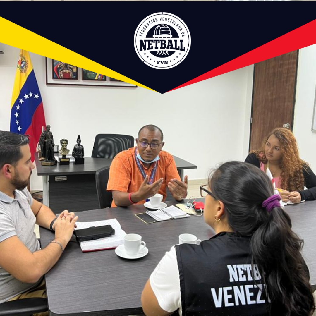 INFORMACIÓN DE INTERES 📣
@FvNetball sigue avanzando, fortaleciendo las alianzas a favor de la educación y este nuevo deporte.
Cosas buenas se vienen, gracias a @DGEFDMPPE @incessocialista @JorgePerezVZLA 
Pendiente los estados que tendremos buenas noticias en los próximos meses.